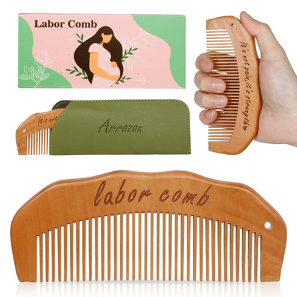 Arrozon Birth Comb front view with ergonomic design