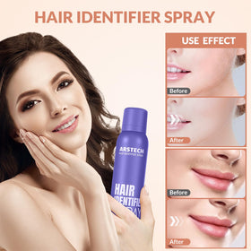 arstech Hair Identifier Spray and shaver set displayed together
