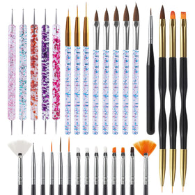 Artdone 31pcs Nail Art Brushes Set front view