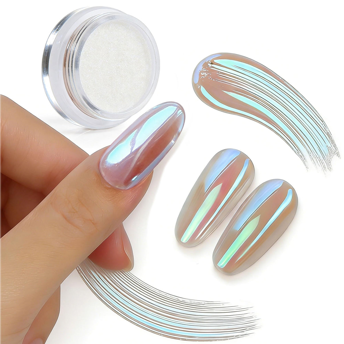 Artdone Moonlight Chrome Nail Powder 0.3g front view