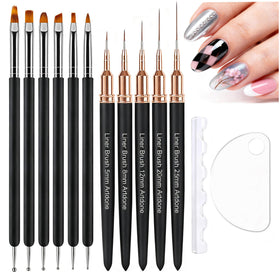 Artdone Nail Art Brushes and Dotting Tools Kit with 11 pieces