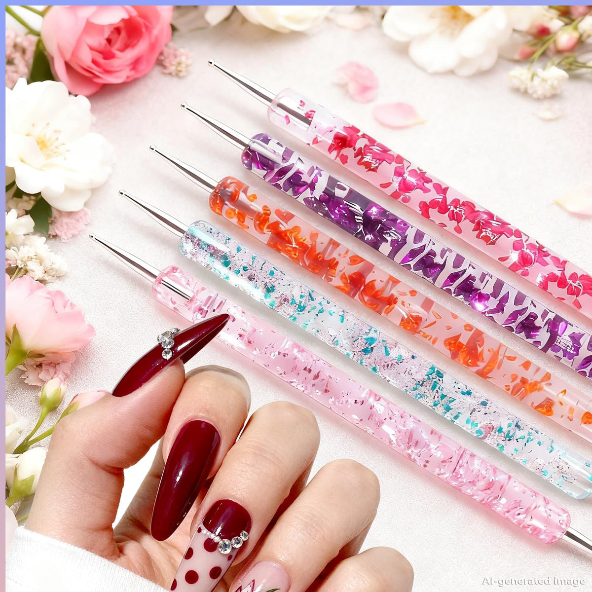 Artdone nail art palette with protective film