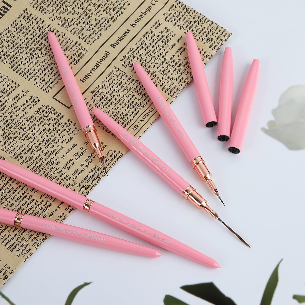 Artdone nail art pen creating intricate nail art design