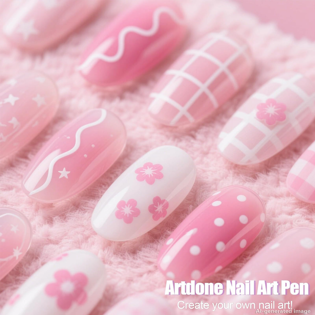 Artdone nail art striping tape in various colours