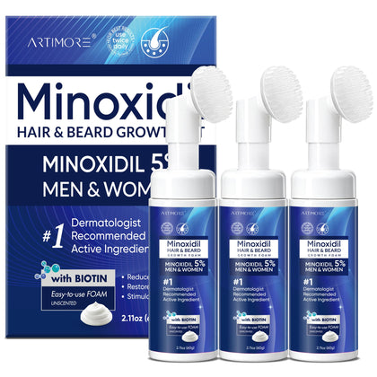 Artimore 5% Minoxidil Foam 6 Ounce front view