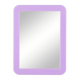 ARTLYMERS Locker Mirror Magnetic 5x7 real glass purple front view