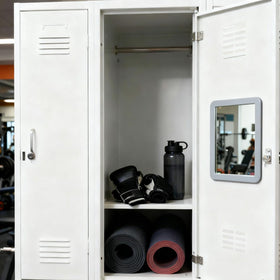 ARTLYMERS Locker Mirror Magnetic close-up of real glass surface