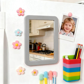 ARTLYMERS Locker Mirror Magnetic in a dorm room setting