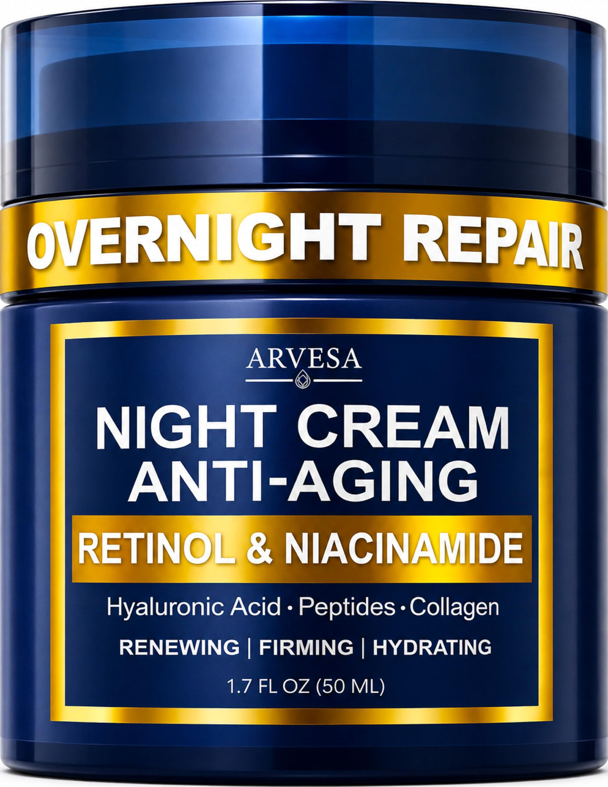 Arvesa Night Cream for Women front view with packaging