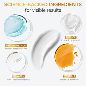 Arvesa Retinol Cream application on skin