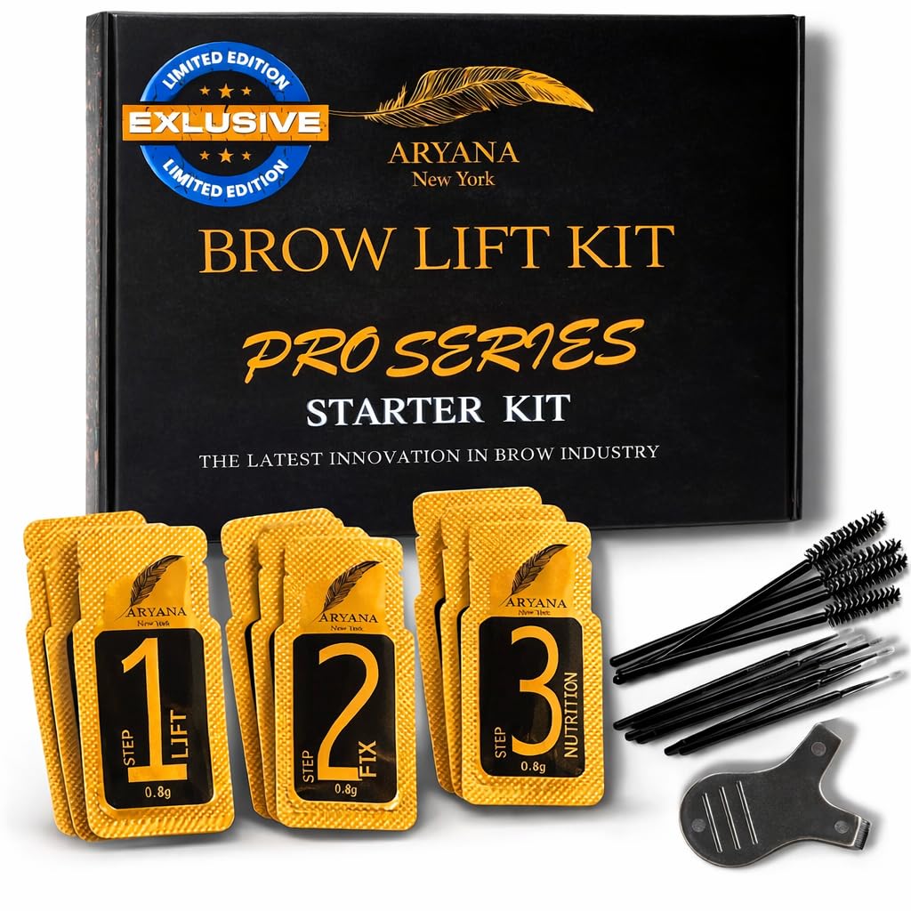 ARYANA NEW YORK Brow Lamination Kit front view with packaging