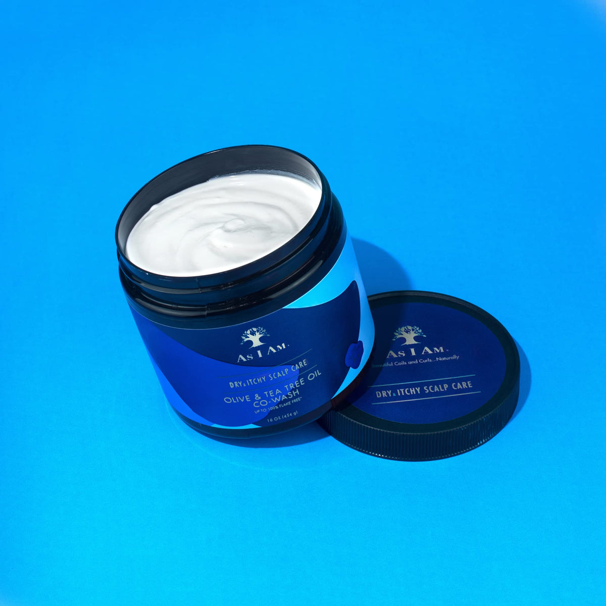 As I Am Cowash 16oz with packaging on a bathroom shelf