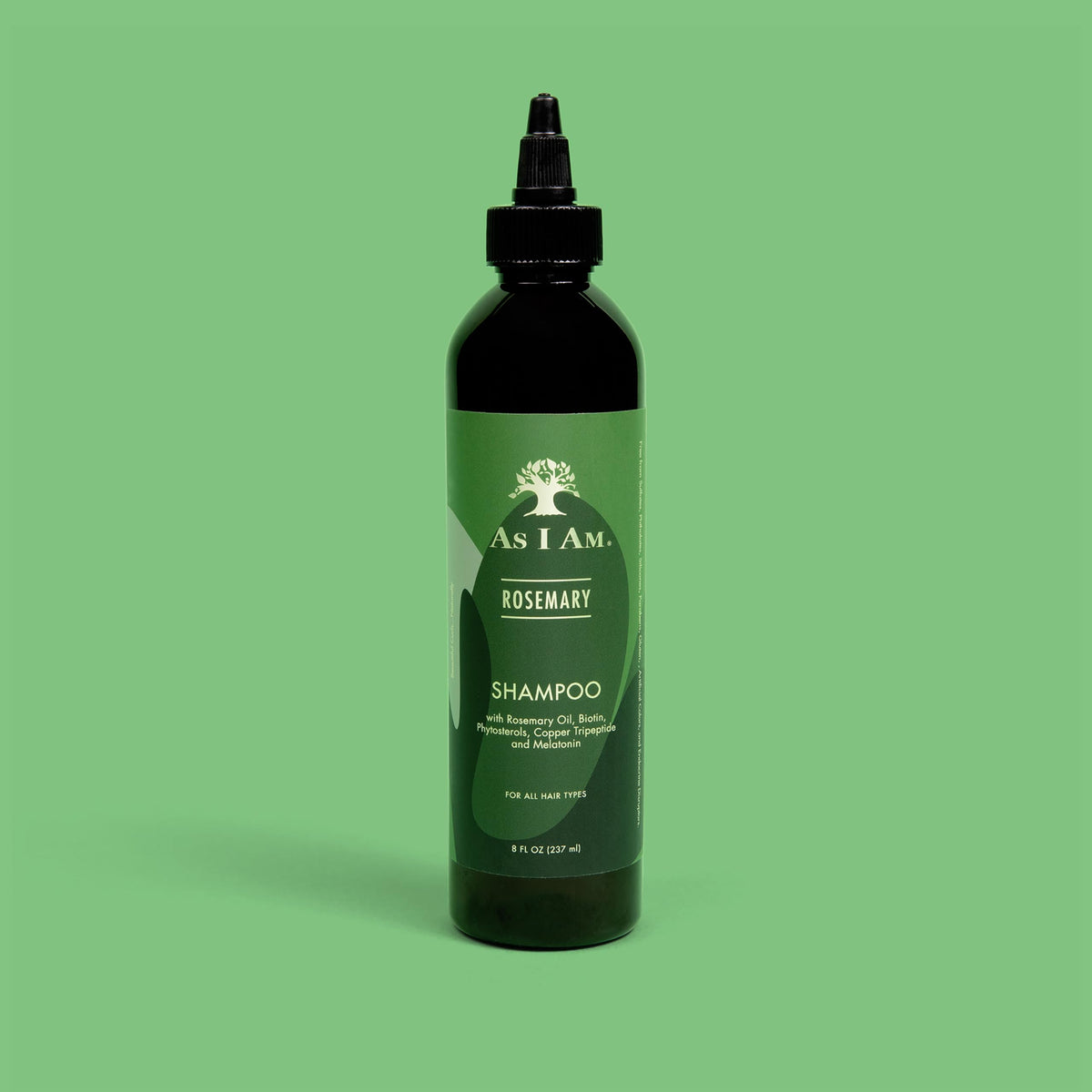 As I Am Rosemary Shampoo 8 oz with biotin and saw palmetto