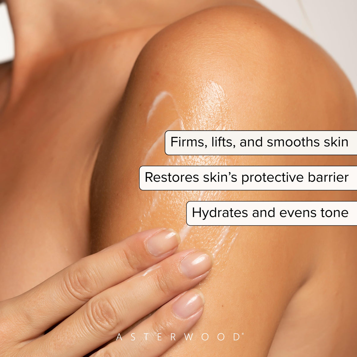 Asterwood Firming Body Cream 7 Fl Oz texture close-up
