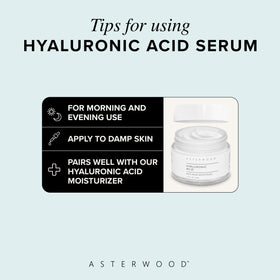 Asterwood Hyaluronic Acid Serum packaging details