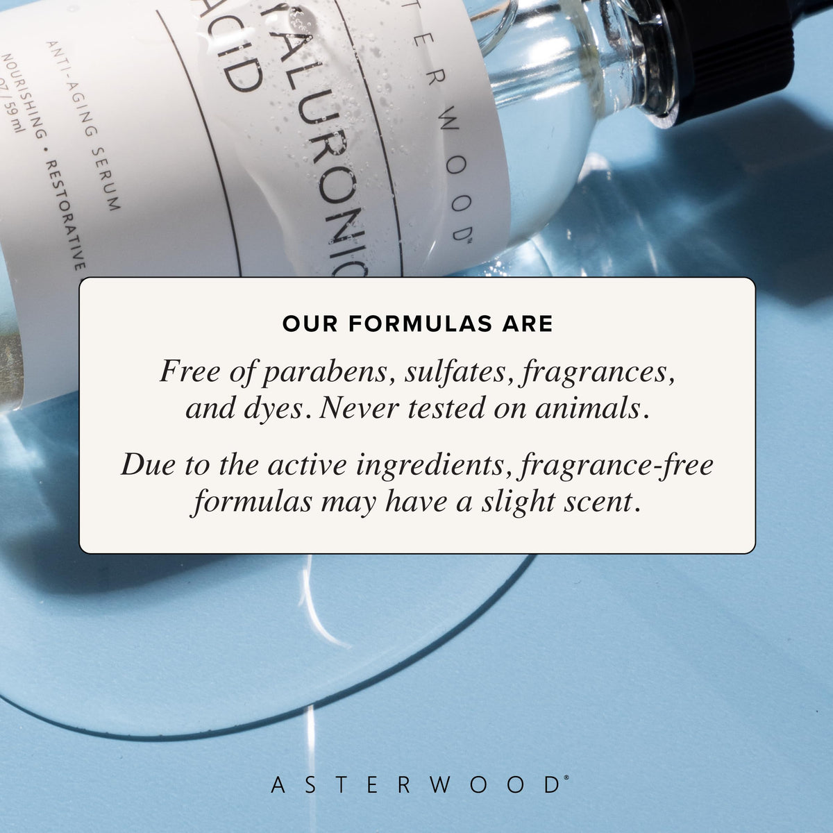 Asterwood Hyaluronic Acid Serum with other skincare products