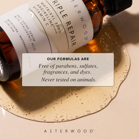 Asterwood Triple Repair Peptide Serum texture close-up