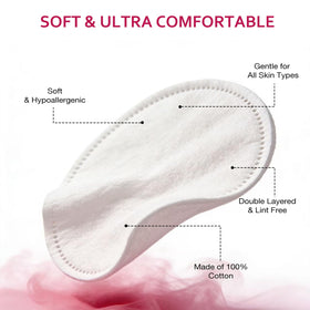 Astraescly Cotton Rounds 2000 Count side view showing individual pads