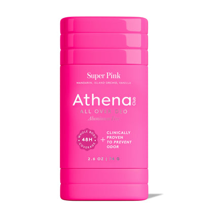 Athena Club Aluminium Free Deodorant Stick Super Pink front view