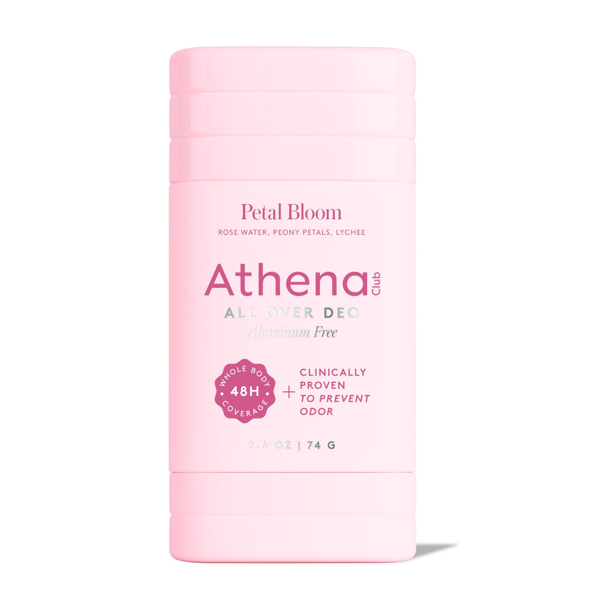 Athena Club Deodorant Stick Petal Bloom front view