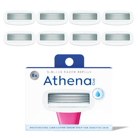 Athena Club Women's Razor Blade Refills 8 Count packaging front view