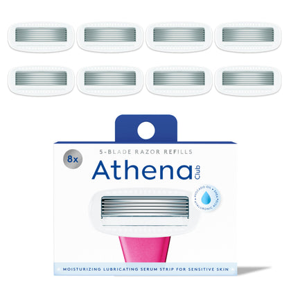 Athena Club Women's Razor Blade Refills 8 Count packaging front view