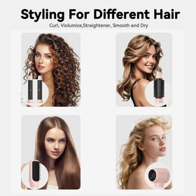 Atopskins 5 in 1 Blow Dryer Brush Set with accessories