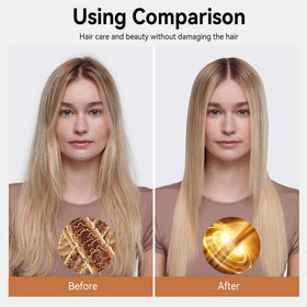 Atopskins Blow Dryer Brush Set with auto-wrap curling feature