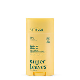ATTITUDE Aluminium Free Deodorant front view with Earl Grey & Fresh Cucumber scent