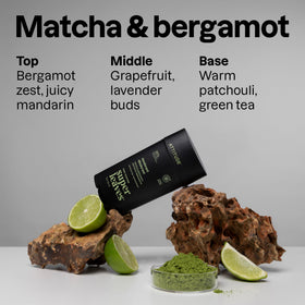 ATTITUDE Aluminum-Free Deodorant for Men back view showing ingredients