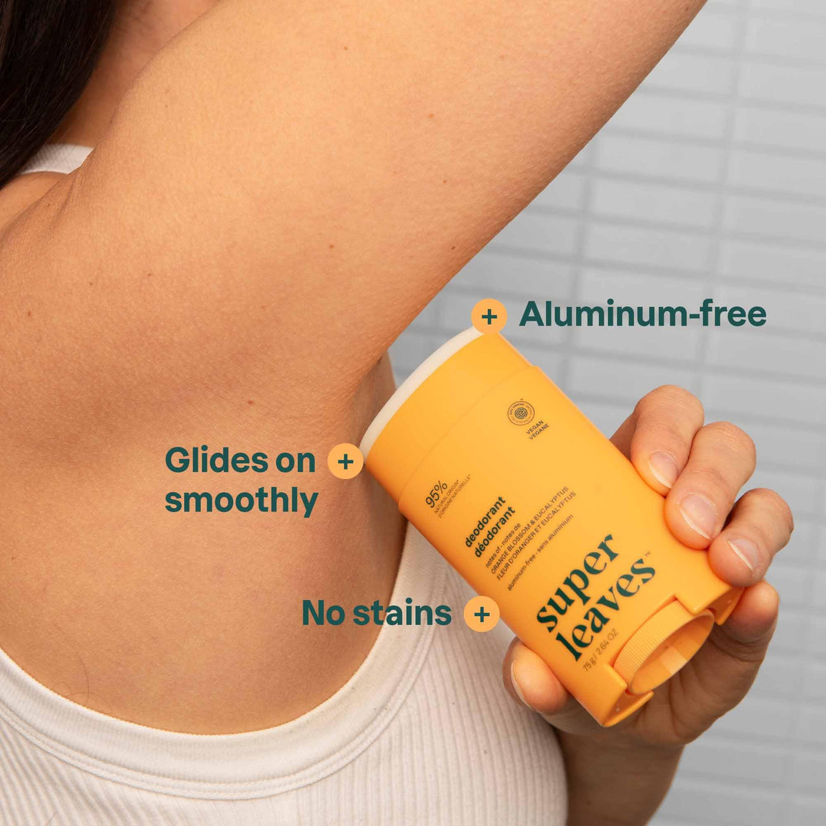 ATTITUDE Aluminum Free Deodorant ingredients list on the back