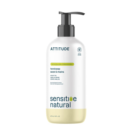 ATTITUDE Hand Soap for Sensitive Skin 16 Fl Oz front view
