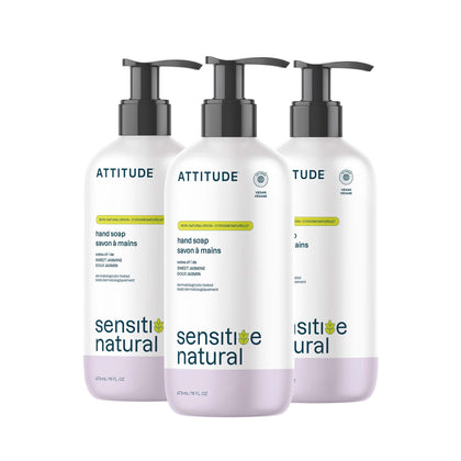 ATTITUDE Hand Soap for Sensitive Skin 16 Fl Oz front view