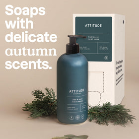 ATTITUDE Liquid Hand Soap Refill Pine & Sage 67.6 Fl Oz side view