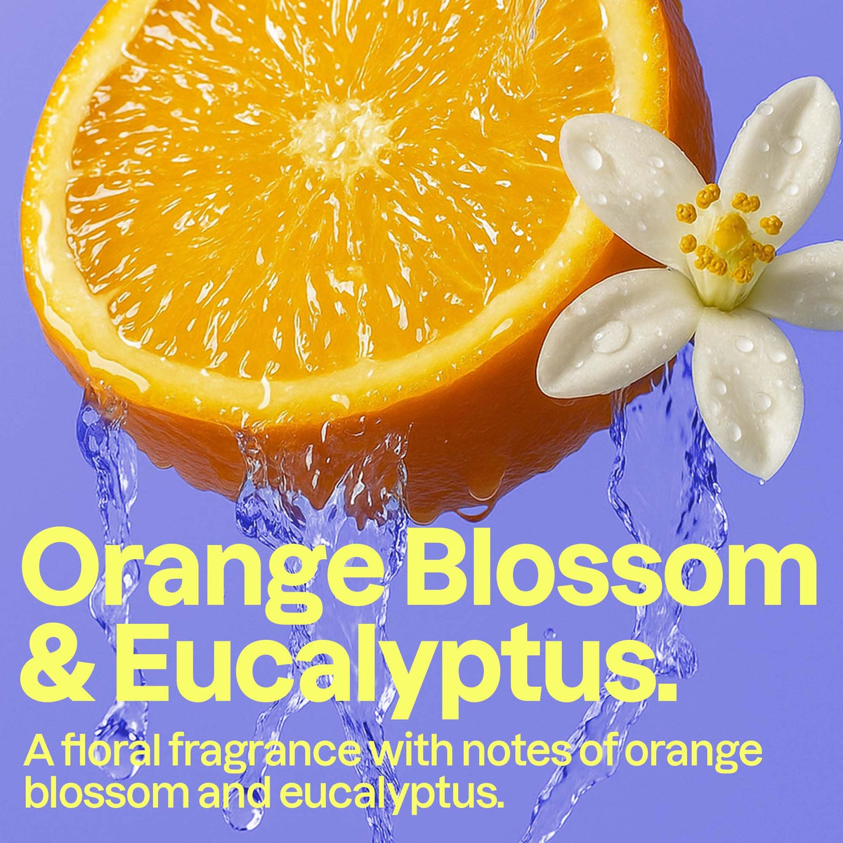 ATTITUDE Liquid Hand Soap with orange blossom and eucalyptus scent displayed on a bathroom sink