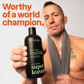 ATTITUDE Men's 2-in-1 Shampoo and Conditioner back view