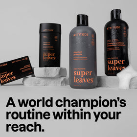 ATTITUDE Men's 2-in-1 Shampoo and Conditioner with patchouli and bourbon fragrance notes