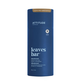 ATTITUDE Natural Deodorant Sage & Rosemary front view in cardboard packaging