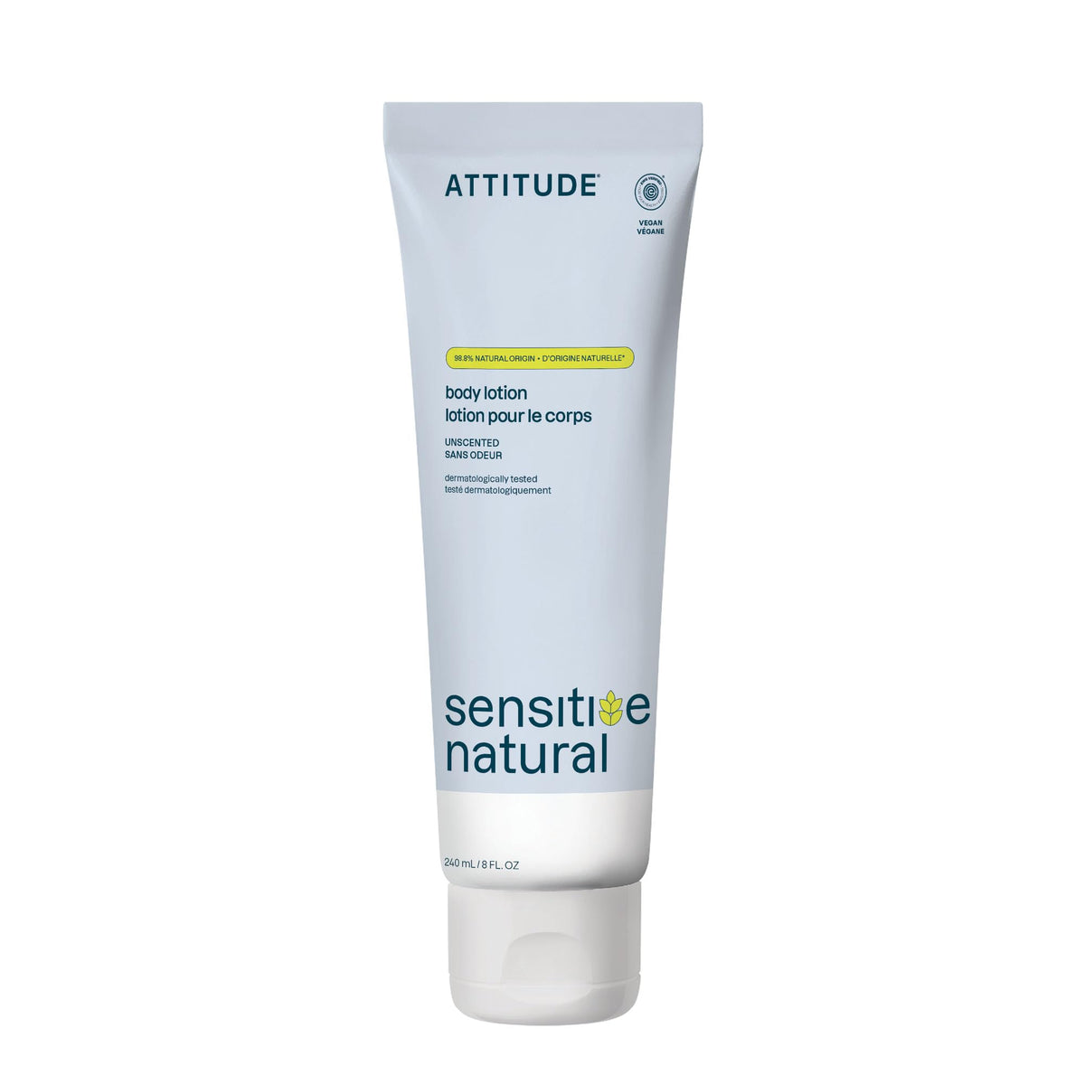 ATTITUDE Sensitive Skin Body Lotion 8 Fl Oz front view