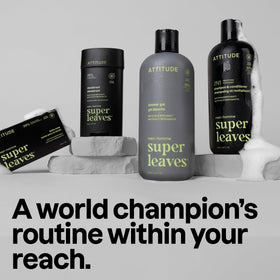 ATTITUDE Shower Gel Body Wash for Men alongside grooming products