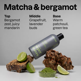ATTITUDE Shower Gel Body Wash for Men packaging with Matcha & Bergamot