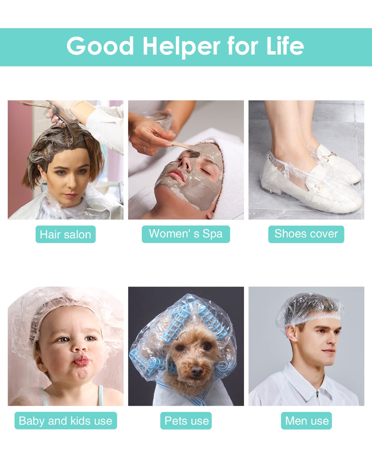 Auban Disposable Shower Cap as a travel accessory