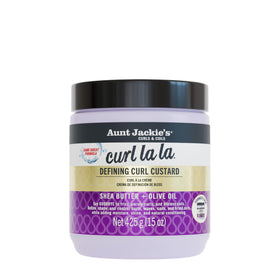 Aunt Jackie's Curl La La Defining Curl Custard 15 oz jar front view