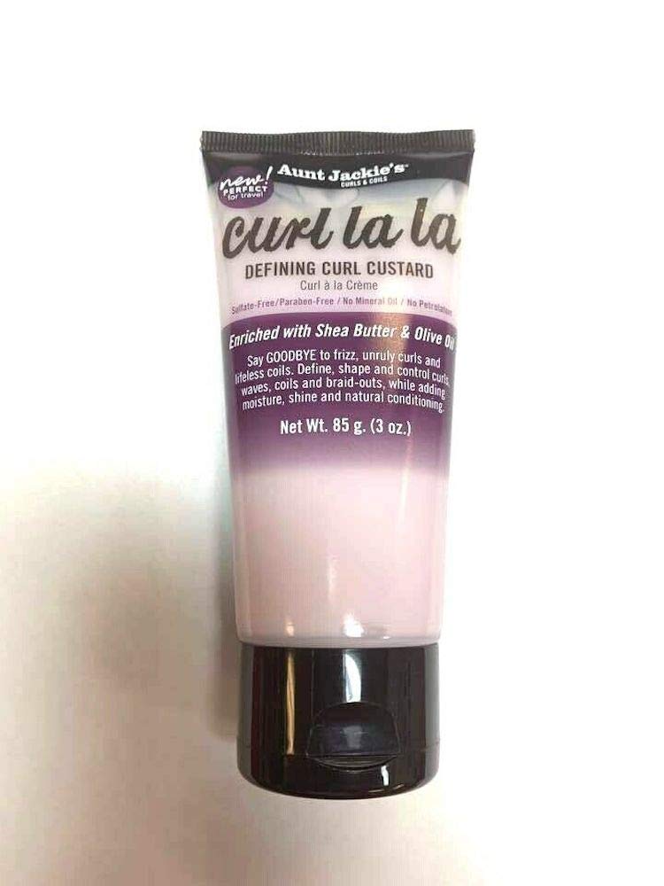 Aunt Jackie's Curl La La Defining Curl Custard 3oz front view