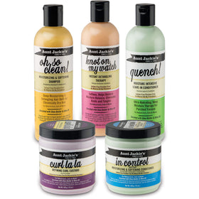 Aunt Jackie's Knot On My Watch Instant Detangling Therapy with styling tools