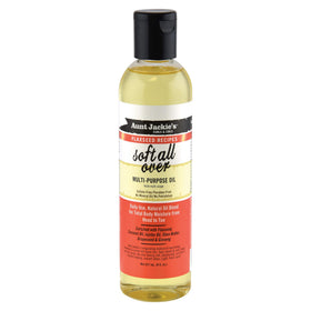 Aunt Jackie's Multi-Use Oil 8 Fl Oz front view with label