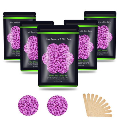 Auperwel Wax Beads for Hair Removal 1.1 lb packaging