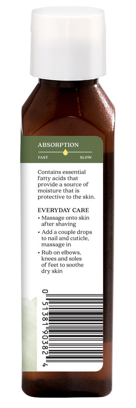 Aura Cacia Organic Hemp Seed Oil side view