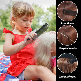 auroray Hair Ties in use for a ponytail hairstyle