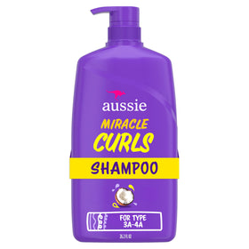 Aussie Miracle Curls Shampoo 26.2 Fl Oz front view